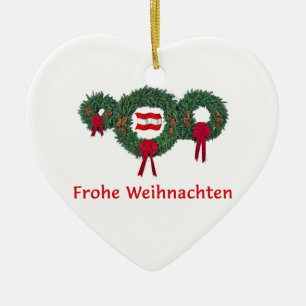 Österreich-Weihnachten 2 Keramik Ornament