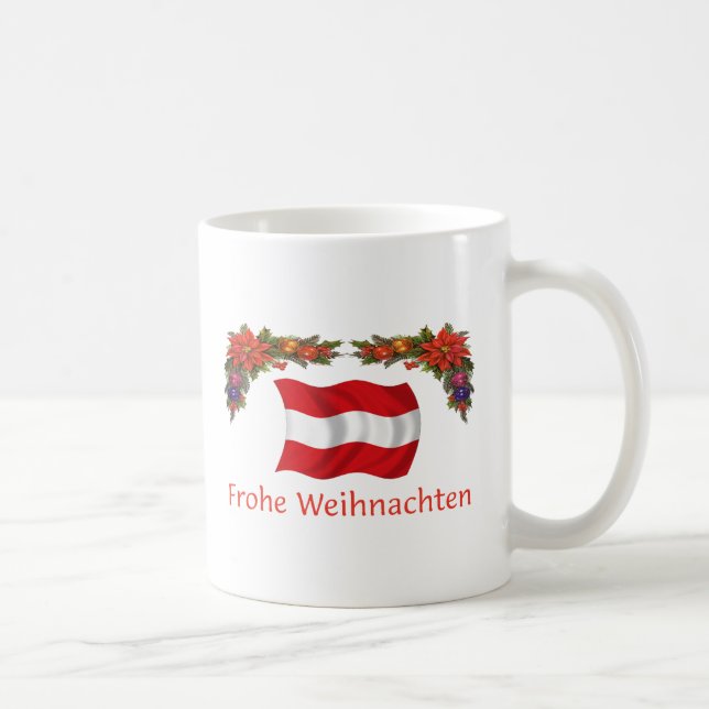 Österreich-Weihnachten Kaffeetasse (Rechts)