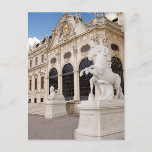 Österreich, Wien, Belvedere Paläste, Oberösterreic Postkarte