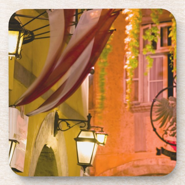 ÖSTERREICH, Wien: Fleischmarkt: Griechengasse Getränkeuntersetzer (Vorderseite)