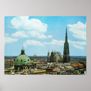 Österreich, Wien, Stephansdom Poster