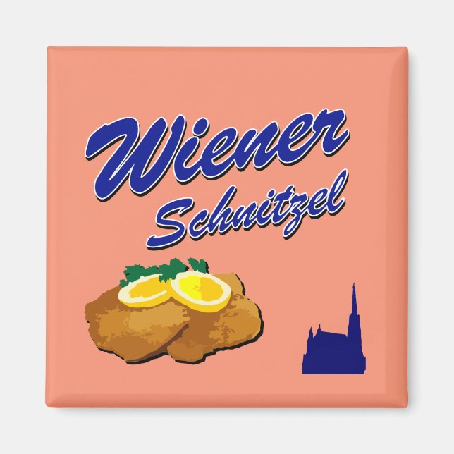 Österreich Wiener Schnitzel  Magnet (Vorne)
