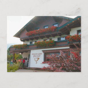 Österreich, Zillertal Village Post Postkarte