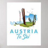 Österreich zum Skifahren.