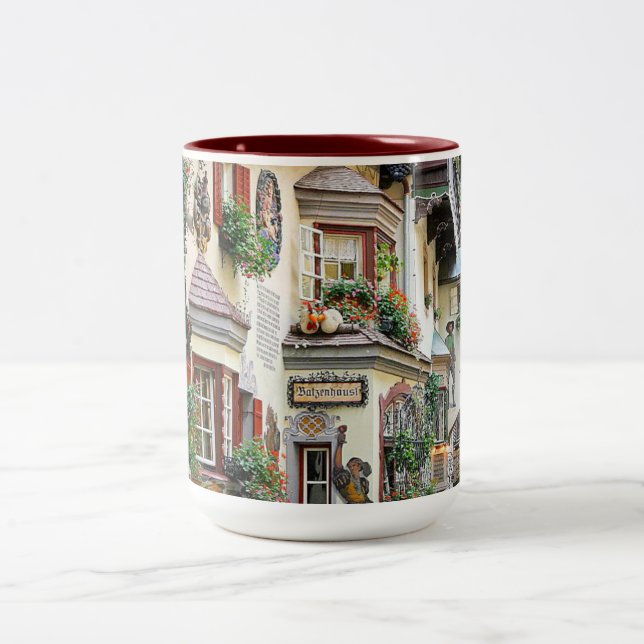 ÖSTERREICH ZWEIFARBIGE TASSE (Mittel)