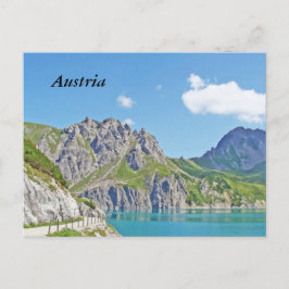 Österreicher in Vorarlberg im Sommer Postkarte