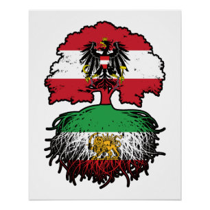 Österreichisch aufgewachsene iranische Wurzeln Löw Poster