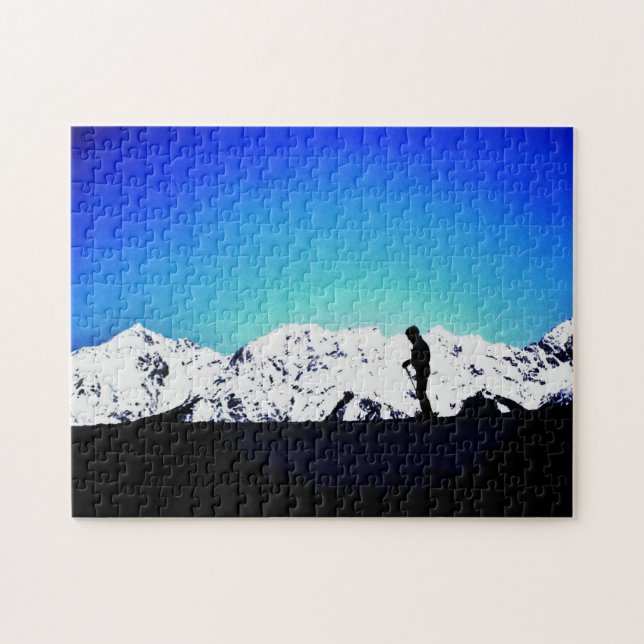 Österreichische Alpen Puzzle (Horizontal)