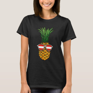 Österreichische Ananas Österreich Flagge Sonnenbri T-Shirt