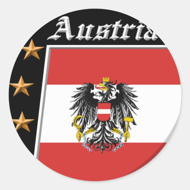 österreichische Aufkleber (Vorderseite)