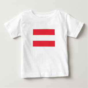 Österreichische Flagge Baby T-shirt