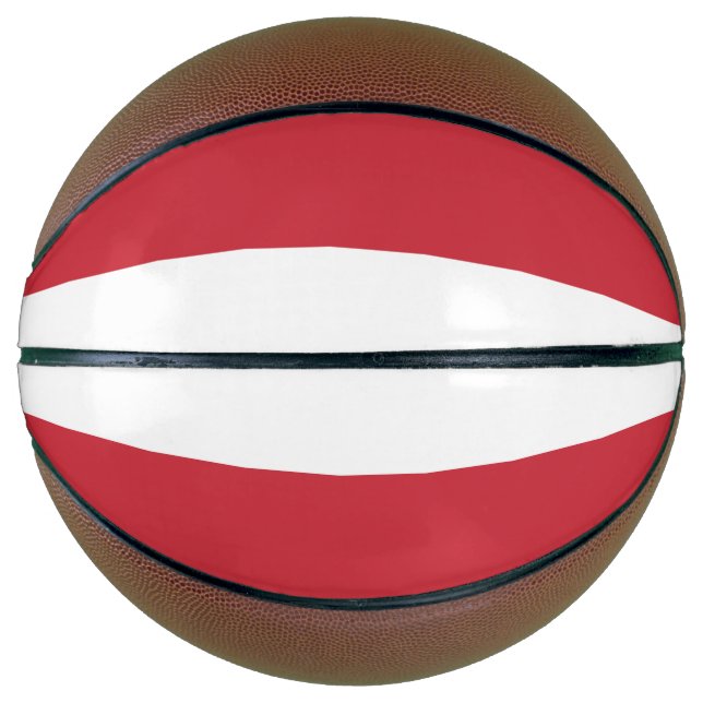 Österreichische Flagge Basketball (Vorderseite)
