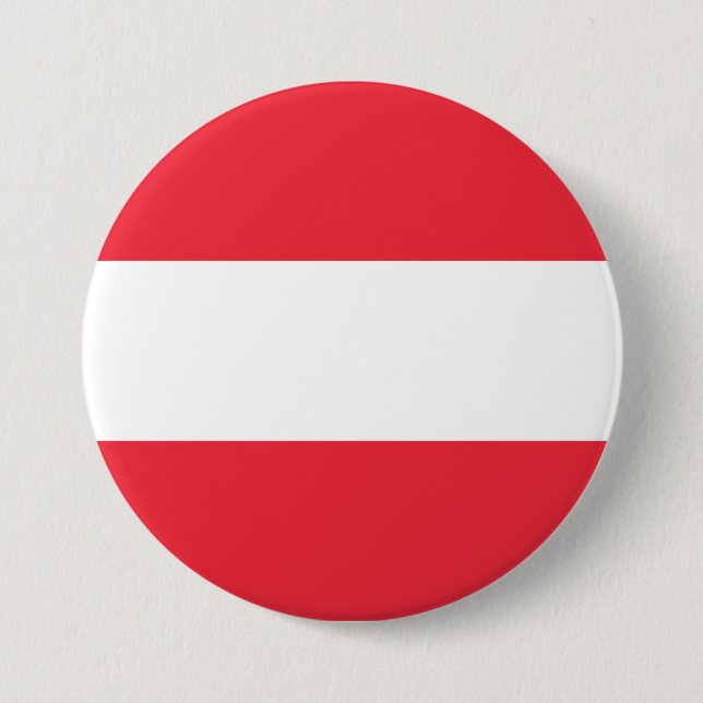 Österreichische Flagge Button (Vorderseite)