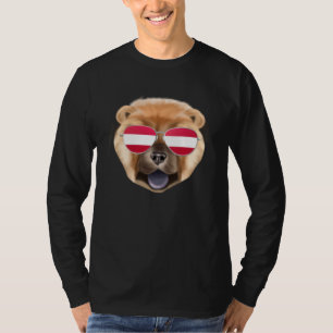 Österreichische Flagge Chow Chow Hund Österreich T T-Shirt