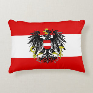 Österreichische Flagge Dekokissen