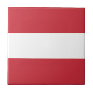 Österreichische Flagge Fliese