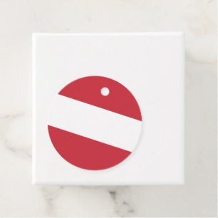 Österreichische Flagge Geschenkanhänger