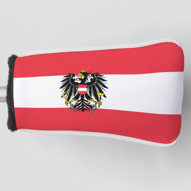Österreichische Flagge Golf Headcover (Vorderseite)