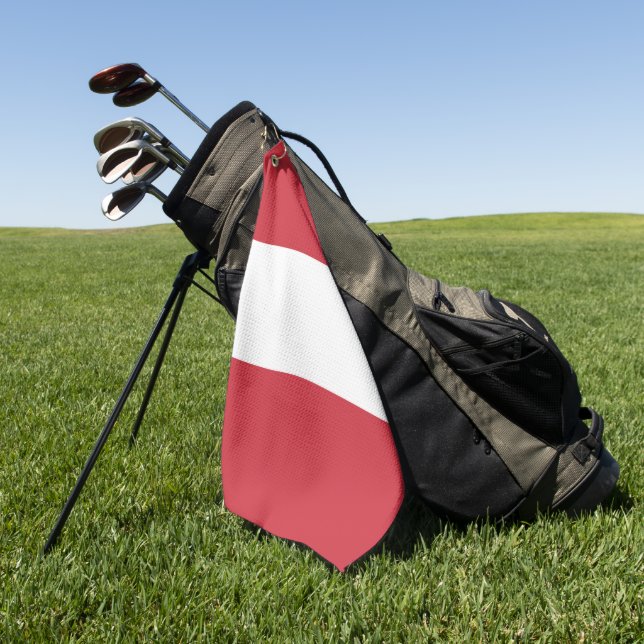 Österreichische Flagge Golfhandtuch (Gras)