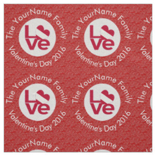 Österreichische Flagge Herz LIEBE Rot Personalisie Stoff