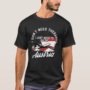 Österreichische Flagge I Österreich Flaggenstaat I T-Shirt