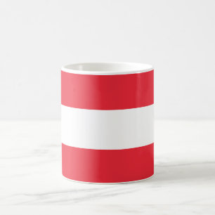 Österreichische Flagge Kaffeetasse