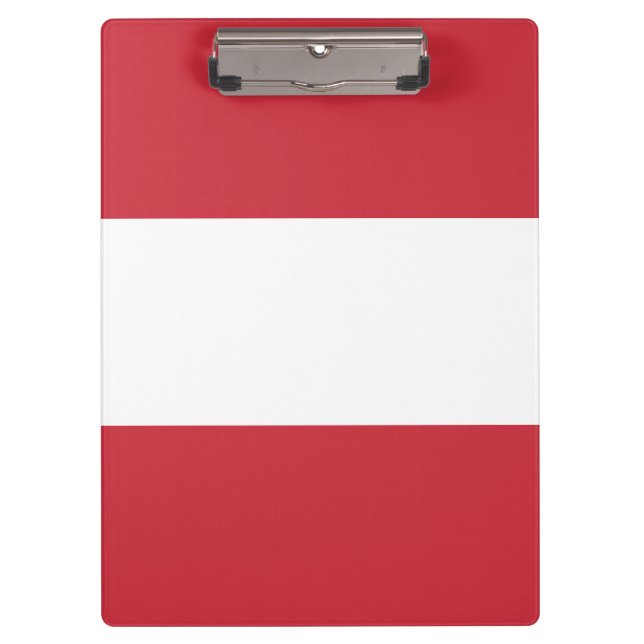 Österreichische Flagge Klemmbrett (Vorderseite)