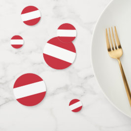 Österreichische Flagge Konfetti