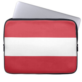 Österreichische Flagge Laptopschutzhülle