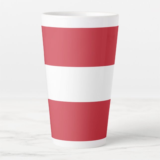 Österreichische Flagge Milchtasse (Vorderseite)