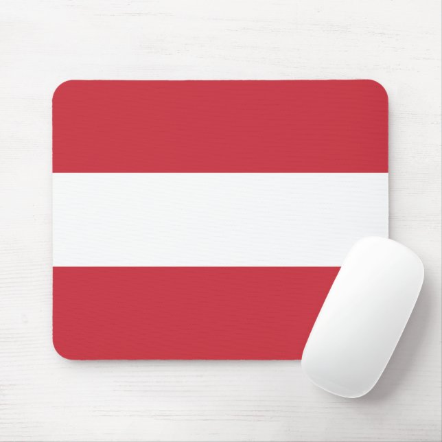 Österreichische Flagge Mousepad (Mit Mouse)