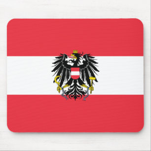 Österreichische Flagge Mousepad