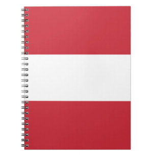 Österreichische Flagge Notizblock