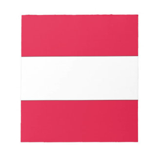 Österreichische Flagge Notizblock