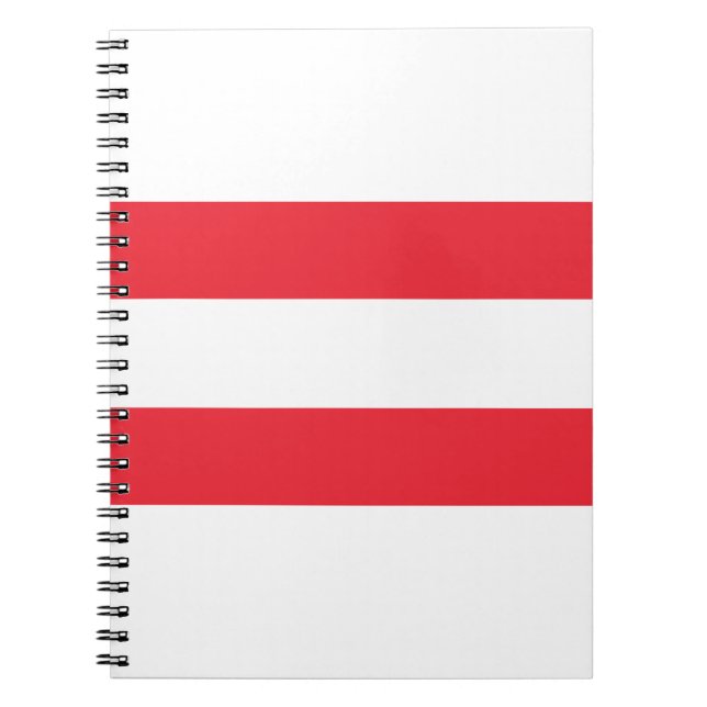 Österreichische Flagge Notizblock (Vorderseite)
