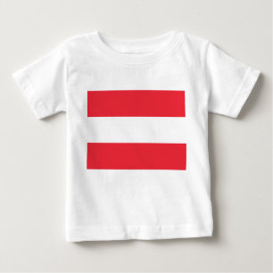 Österreichische Flagge (Österreich) Baby-T - Shirt