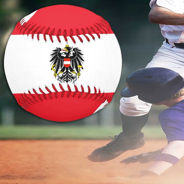 Österreichische Flagge / Österreich Sport / Baseba Baseball (Von Creator hochgeladen)
