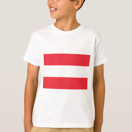 Österreichische Flagge (Österreich) T - Shirt