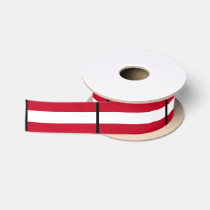 Österreichische Flagge Satinband