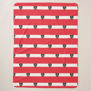Österreichische Flagge Sherpadecke