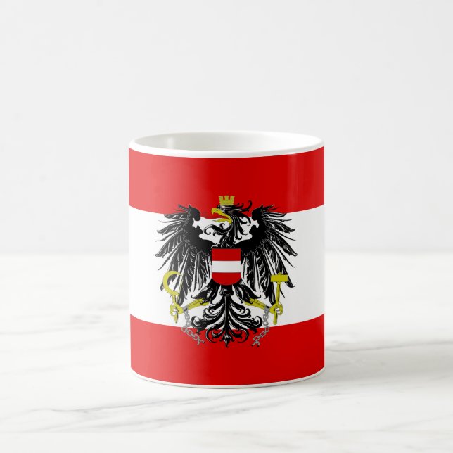Österreichische Flagge Tasse (Mittel)