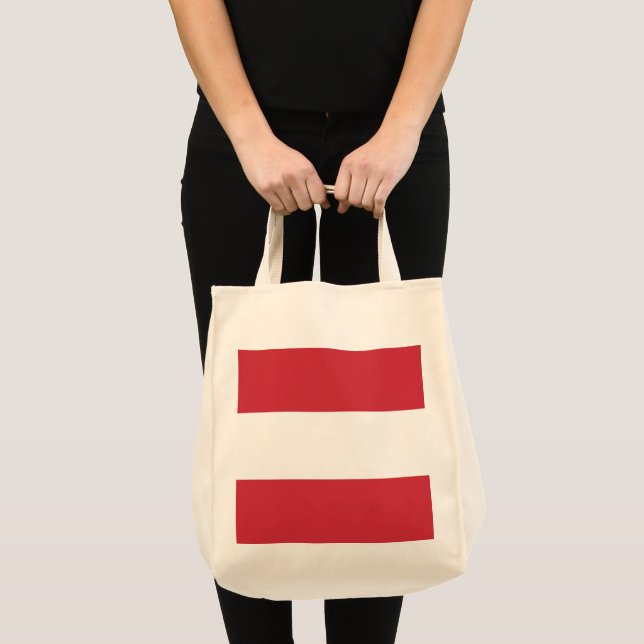 Österreichische Flagge Tragetasche (Vorderseite (Produkt))