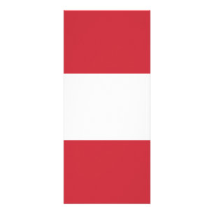 Österreichische Flagge Werbekarte