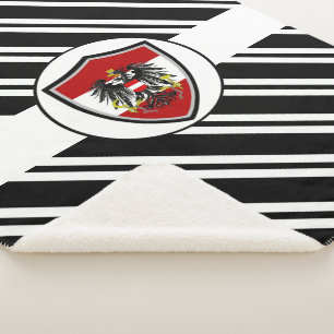 Österreichische Flaggenwappen Sherpadecke