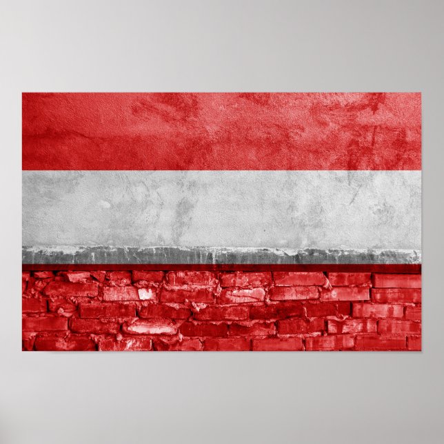 Österreichische Mauer Poster (Vorne)