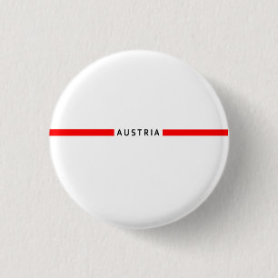 Österreichische Minimalflagge Button