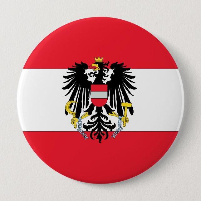 Österreichische Wappen Button (Vorderseite)