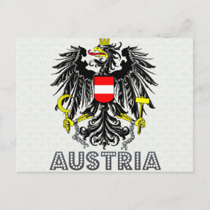 Österreichische Wappen Postkarte