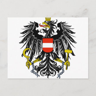 Österreichische Wappen Postkarte