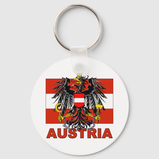 Österreichische Wappen Schlüsselanhänger (Vorderseite)